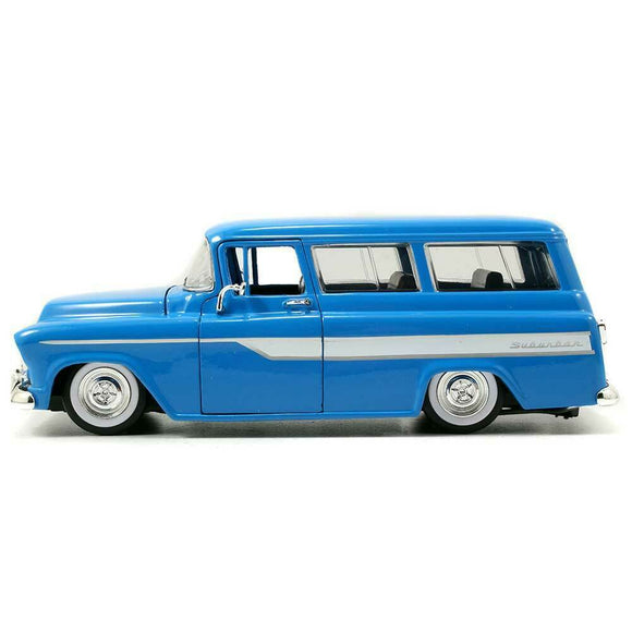 AUTO Chevy Suburban 1957 Azul | Escala 1:24 | JADA | Código JT-97190