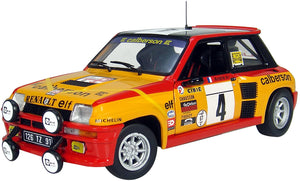 AUTO 1:18 RENAULT 5 TURBO 1980 Nª4 CALBERSON naraj/roj 4533 UNIVERSAL HOBBIES