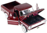 AUTO 1:24 FORD F-100 PICKUP 1969 guinda MM-79315AC MOTOR MAX