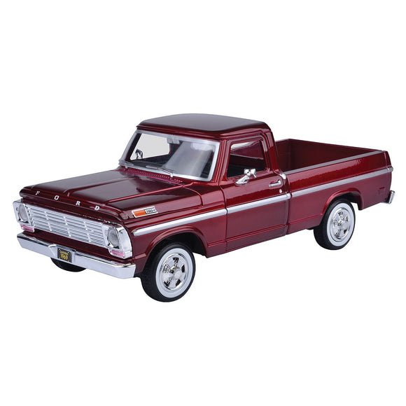 AUTO 1:24 FORD F-100 PICKUP 1969 guinda MM-79315AC MOTOR MAX