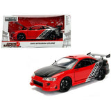 AUTO Mitsubishi Eclipse 1995 Rojo | Escala 1:24 | JADA Toys | Código JT-99105