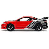 AUTO Mitsubishi Eclipse 1995 Rojo | Escala 1:24 | JADA Toys | Código JT-99105