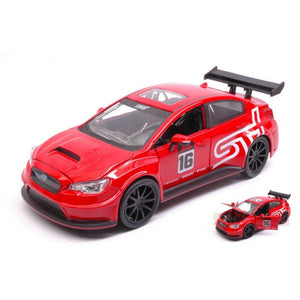 AUTO 1:24 SUBARU WRX STI 2016 rojo 99091 JADA TOYS - Adhek Perú