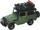 AUTO 1:24 TOYOTA FJ40 LAND CRUISER verd blan 79137 MOTORMAX