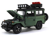 AUTO 1:24 TOYOTA FJ40 LAND CRUISER verd blan 79137 MOTORMAX