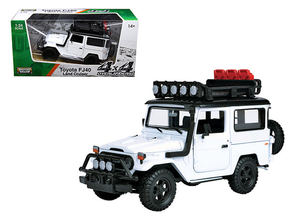 AUTO 1:24 TOYOTA FJ40 LAND CRUISER verd blan 79137 MOTORMAX