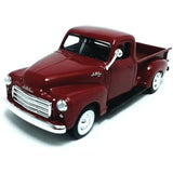 AUTO 1:43 GMC PICK UP TRUCK 1950 guinda 94255 YATMING