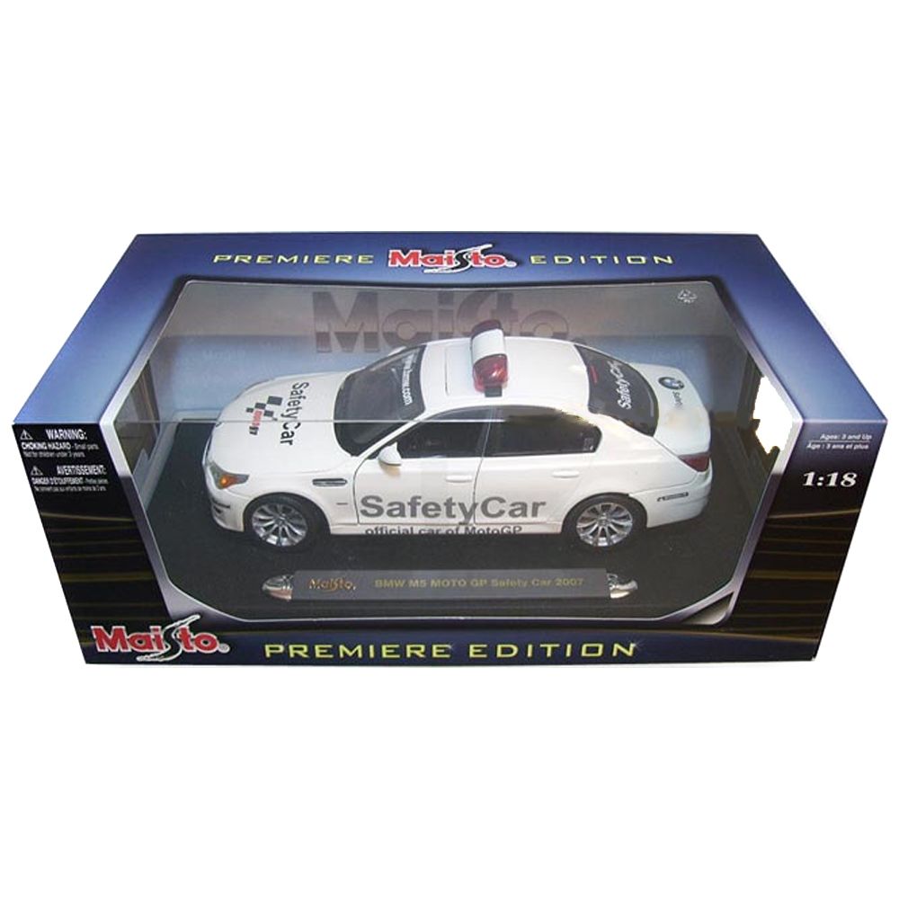 AUTO 1:18 BMW M5 SAFETY CAR blanco 36144 MAISTO – Adhek Perú