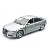 AUTO 1:24 AUDI A4 SALOON 2008 plateado azul NEW  71076B NEW RAY