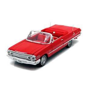 AUTO 1:24 CHEVROLET IMPALA 1963 rojo 22434W WELLY