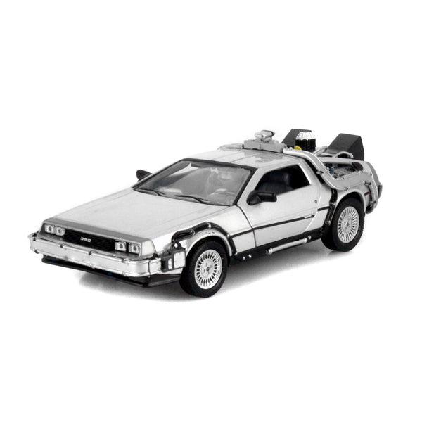 AUTO 1:24 DELOREAN TIME MACHINE plom 22441W WELLY