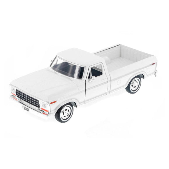 AUTO 1:24 FORD F-150 CUSTOM blanco 79346AC MOTOR MAX