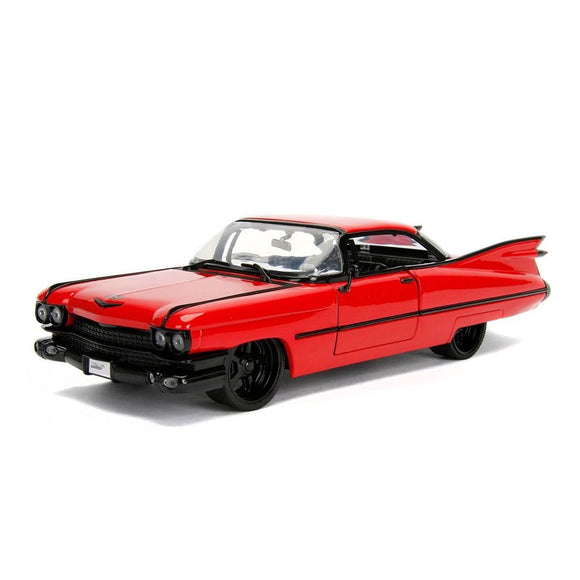 AUTO 1:24 CADILLAC COUPE DEVILLE 1959 rojo 99990 JADA