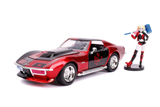 Chevy Corvette Stingray 1969 con Figura de Harley Quinn | Escala 1:24 | Jada Toys | JT-31196