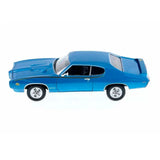 Auto Pontiac GTO 1969 Escala 1:24 | Welly | Modelo Azul 22501W