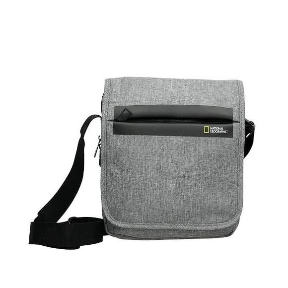 Bolso National Geographic Stream Gris Claro C/Tapa N13114.22