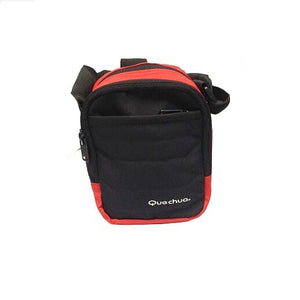 Bolso Quechua Rojo con Negro Q-5205B Compacto y Funcional