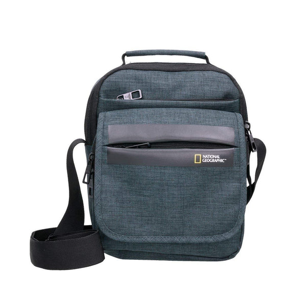 Bolso Stream National Geographic con Flap Antracita N13103.89