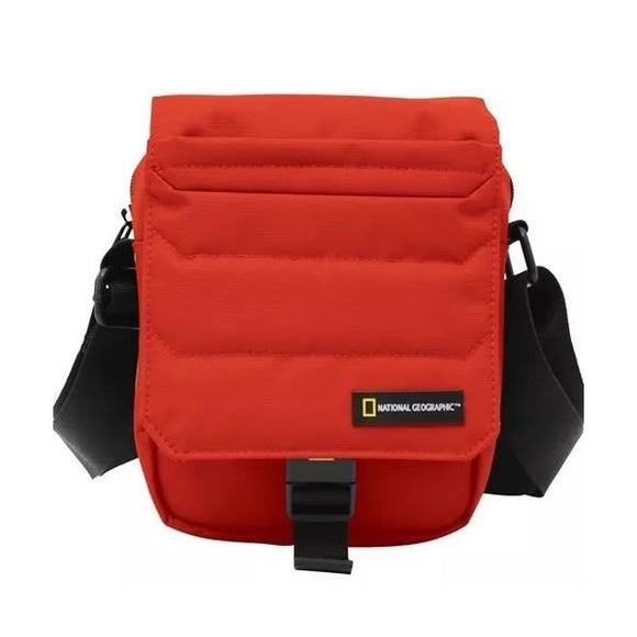 Bolso National Geographic Rojo N00705.35 con Hebilla Metálica