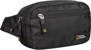 Canguro National Geographic Recovery Negro N14101.06 con RFID y Bolsillos Múltiples