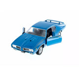 Auto Pontiac GTO 1969 Escala 1:24 | Welly | Modelo Azul 22501W