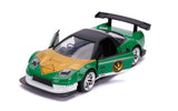Auto Escala 1:24 Green Ranger Honda NSX Type-R Japan Spec 2002 | Power Rangers | Jada 31909