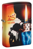 ENCENDEDOR ZIPPO C/ LOGO 25 YEARS 49700