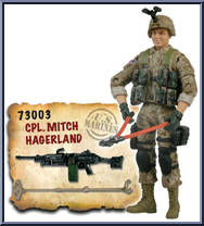 FIGURA SOLDADO 1.18 CABO MITCH HAGERLAND U.S. MARINE 73003 UNIMAX