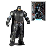 “Batman armado con base y tarjeta de personaje DC McFarlane.”