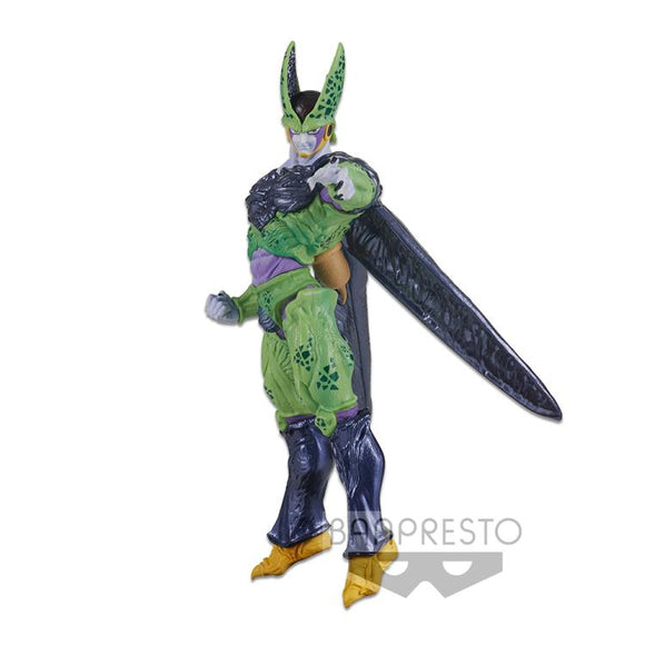“Figura de Cell Ver.A en pose de ataque – Bandai World Figure Colosseum.”