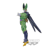 “Figura completa de Cell con base y detalles musculares definidos.”