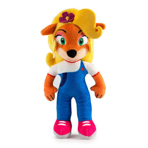 "Peluche Coco Bandicoot Phunny Plush con detalles de su diseño fiel al personaje de Crash Bandicoot."