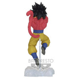 Vista trasera de la figura Goku SSJ4 con cola de simio