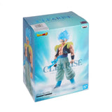 “Figura Gogeta Super Saiyan Blue de 23 cm con caja oficial Clearise.”