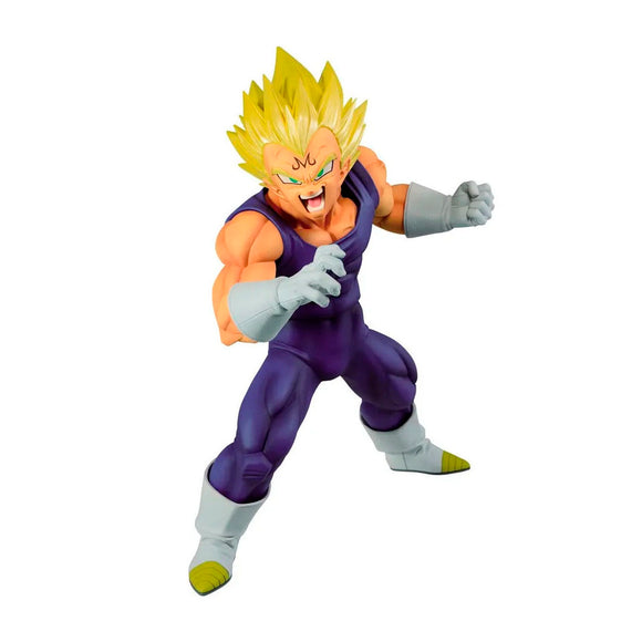 “Figura de Majin Vegeta de 20 cm con acabado brillante y detalles musculares.”