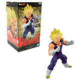 “Figura de Vegeta versión Majin con base negra y empaque Maximatic Bandai.”