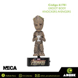 "Figura Groot Body Knockers Avengers fuera de su empaque, lista para exhibir su movimiento solar."