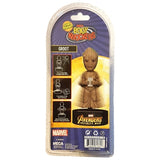 "Figura Groot Body Knockers Avengers 61781 NECA en su empaque original."