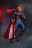 “Figura Homelander con cabezas intercambiables y efecto láser NECA Ultimate.”