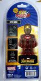 "Figura Iron Man Body Knockers en empaque original de NECA con diseño de Avengers: Infinity War".