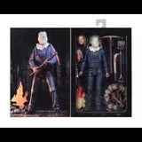 "Figura Jason Parte 2 con prenda textil, empaque oficial NECA."