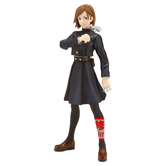 “Figura de Nobara Kugisaki Jujutsu Kaisen con martillo y clavos Banpresto.”