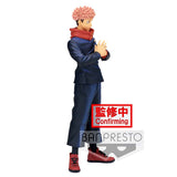 “Figura completa de Yuji Itadori con base de soporte incluida.”

