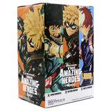 Figura de Katsuki Bakugo en su empaque oficial Bandai