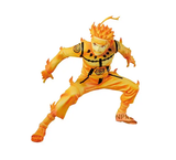 “Figura de Naruto en Modo Kurama de 15 cm con detalles de energía y pose dinámica.”