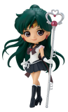 “Primer plano de Sailor Pluto versión chibi Q Posket de 14 cm Bandai.”
