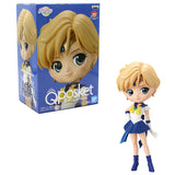 “Figura Sailor Uranus Eternal Q Posket en su caja original Bandai.”