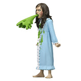 “Figura de Regan poseída con vómito verde estilo cartoon Toony Terrors NECA.”