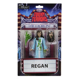 “Empaque retro de la figura Regan El Exorcista Toony Terrors NECA.”