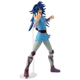 “Gemini Kanon en pose clásica con base de soporte transparente.”